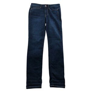 J. Jill Womens Jeans Size 6 Straight Blue Denim Dark Wash Casual Classic